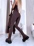 TERMO leggings "CLIMB" LM88212 - CHOCO